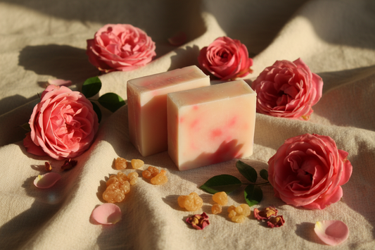 Frankly Rose Soap botanical lifestyle