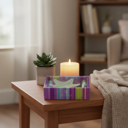 Ocean Jasmine Incense Kit in homely setting