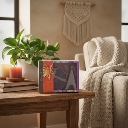 Vanilla Incense Coil Kit in homely setting